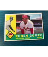 1960 TOPPS BASEBALL CARD RUBEN GOMEZ #82 (NM) - $275.84 MXN