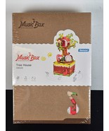 Robotime Tree House DIY 98 Piece 3D Wooden Music Box Puzzle 7-3/4-Inch A... - $29.65