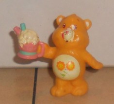 1984 Kenner Care Bears Friend Friendship bear Mini Pvc Figure Vintage 80&#39;s #3 - £11.66 GBP