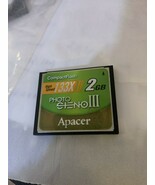 Apacer 2GB Compactflash Cf Card Memory - $32.39 CAD
