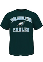 Philadelphia Eagles Official Men&#39;s Majestic Heart And Soul Iii T-Shirt Small New - $22.76