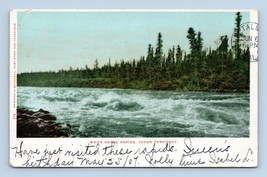 White River Rapids Yukon Territory Canada 1907 UDB Postcard P14 - £3.12 GBP