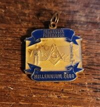 VTG Tennessee Freemason Millennium  2000 Pedant Key Fob Medal - $14.99
