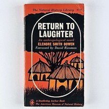 Return To Laughter by Elenore Smith Bowen 1964 Paperback Anthropological Novel
