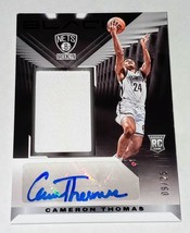 Authenticity Guarantee 
2021-22 Panini Black Cameron Thomas RPA #/25! Patch A... - £201.37 GBP