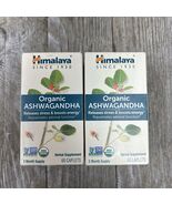 Lot of 2 -Himalaya Organic Ashwagandha Releases Stress/Boosts Energy 60 ... - $60.88 CAD