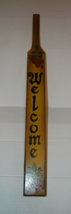 Painted Wood Welcome Paddle Kitchen Home Decoration - $313.36 MXN