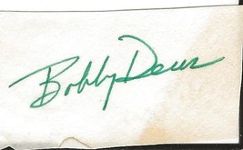 Bobby Dews Signed Vintage Album Page Braves - £15.58 GBP