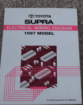 1997 Toyota Supra Elettrico Cablaggio Diagramma Manuale Ewd OEM - £62.53 GBP