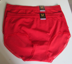 2 Wacoal B smooth Brief Panty Size 2X-Large Style 875374 Red (602) - $24.70