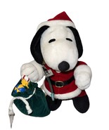 Peanuts Snoopy Santa Mini Lights plug in Animated Plush Ornament MINTcon... - $54.88 CAD