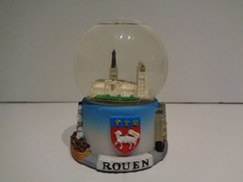 Rouen castle snow globe water globe souvenir France - $17.82