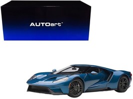 2017 Ford GT Liquid Blue 1/18 Model Car by Autoart - £195.59 GBP