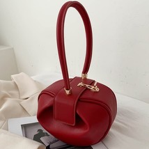 sac a main Designer Handbag Women Small Round Design Leather Hand Bag For Women  - £29.74 GBP