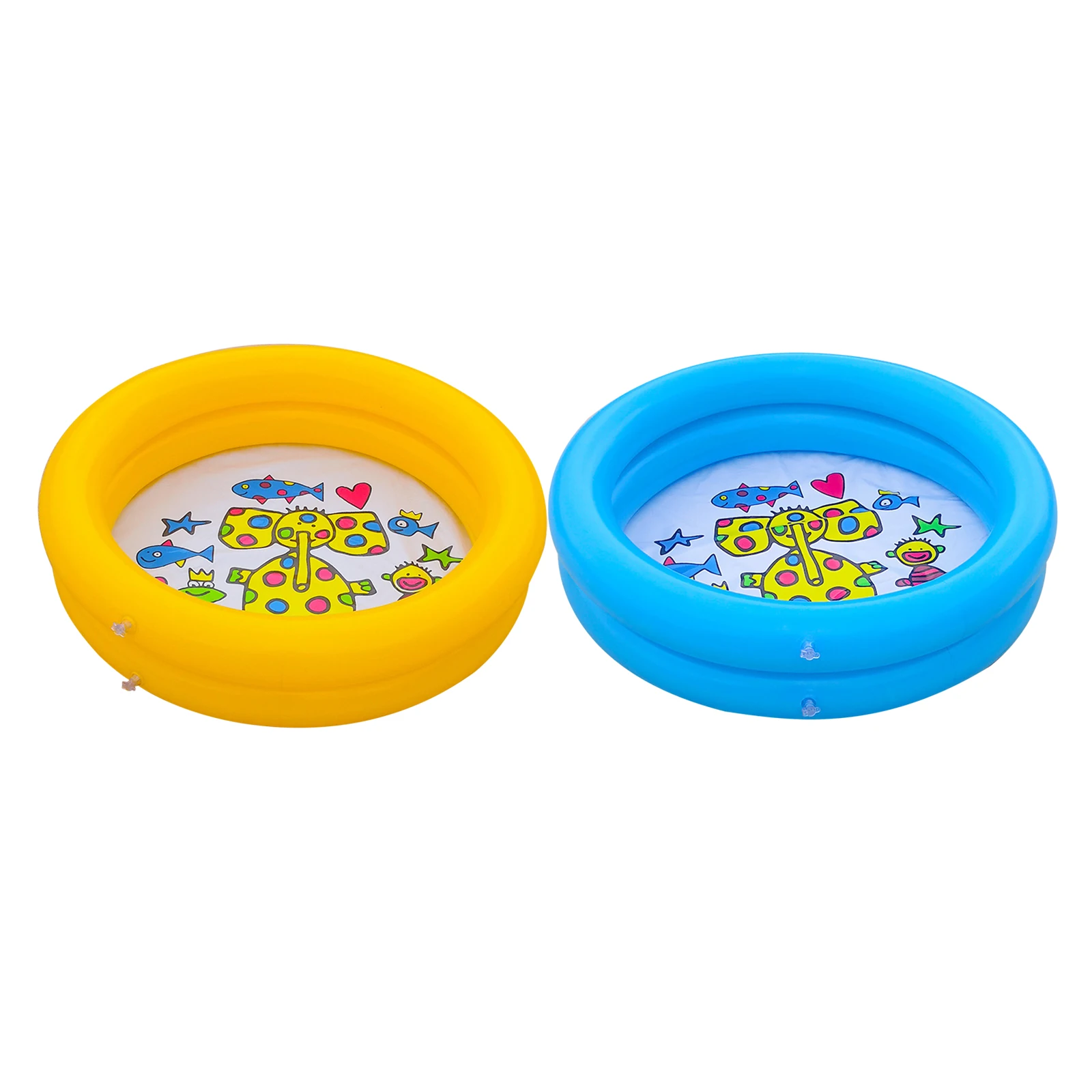 PVC Round Kids Inflatable Swimming Pool Baby Bath Tub Family Summer Indoor - £12.31 GBP