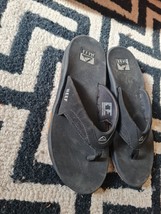 Reef Black Slippers For Men Size 44eur /11us Express Shipping - £14.11 GBP