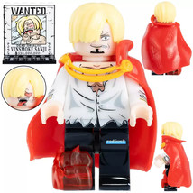 Vinsmoke Sanji One Piece Custom Printed Lego Compatible Minifigure Brick... - £3.13 GBP