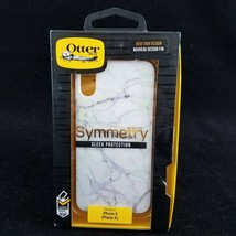 Otterbox Symmetry Series Sleek Case Cover For Apple iPhone X / XS White Marble - £22.80 GBP