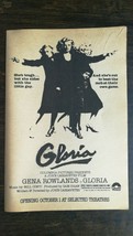 Vintage 1980 Gloria Gena Rowlands Full Page Original Movie Ad 721 - £5.22 GBP