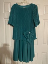 After Dark Women Green 3/4 Sleeves Dress 17 - $19.79