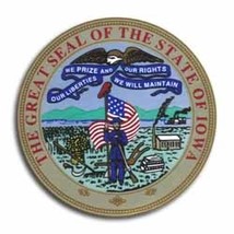 Iowa - 3.5&quot; State Seal - $56.31 MXN