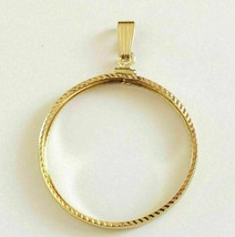 US 1 cent Penny/ Indian Head Penny Coin Bezel Gold filled Coin Edge Pendant  - £23.35 GBP
