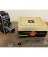 Vtg  Pailard Bolex B 8 Movie Camera 2 Lenses Film Pressure Plate Take Up... - £179.82 GBP