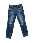 Judy Blue Jeans 31 Distressed Ankle Pants Inseam 25 Relaxed Fit Womens D... - $350.78 MXN