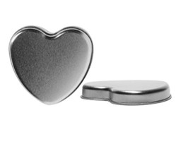 Perfume Studio® Heart Shaped Tin Box with Lids - Ideal Tin Container for... - £10.16 GBP+