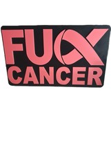 F*ck FU F  U Cancer Cover Plug Cap Tow Hitch 2&quot; Receivers Truck Pink Awa... - $49.00