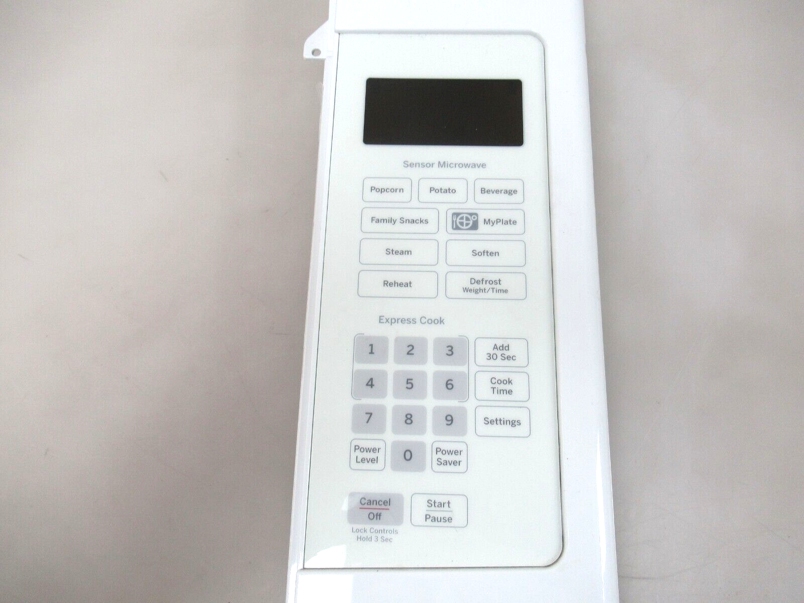 GE Microwave Control Panel w/Almond Overlay WB56X20634, No Board. Item image 3