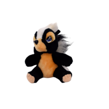 Vintage Disney Store Bambi Flower The Skunk Plush 7&quot; Stuffed Animal - £11.89 GBP