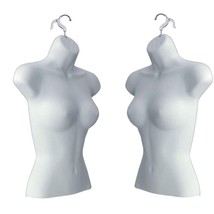 New Female Torso Mannequin Form- White 2PK - $631.74 MXN