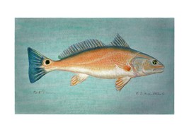 Betsy Drake Red Drum Fish 30 Inch By 50 Inch Comfort Floor Mat - £69.76 GBP