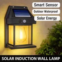 Powerful Solar Wall Light – Waterproof LED Outdoor Lamp with Light Sensor - $10.99