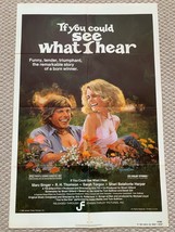 If You Could See What I Hear 1982, Original Vintage Movie Poster  - $49.49