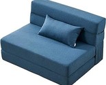 Folding Sofa Bed With Pillow - Convertible Chair Floor Couch &amp; Sleeping ... - $315.99
