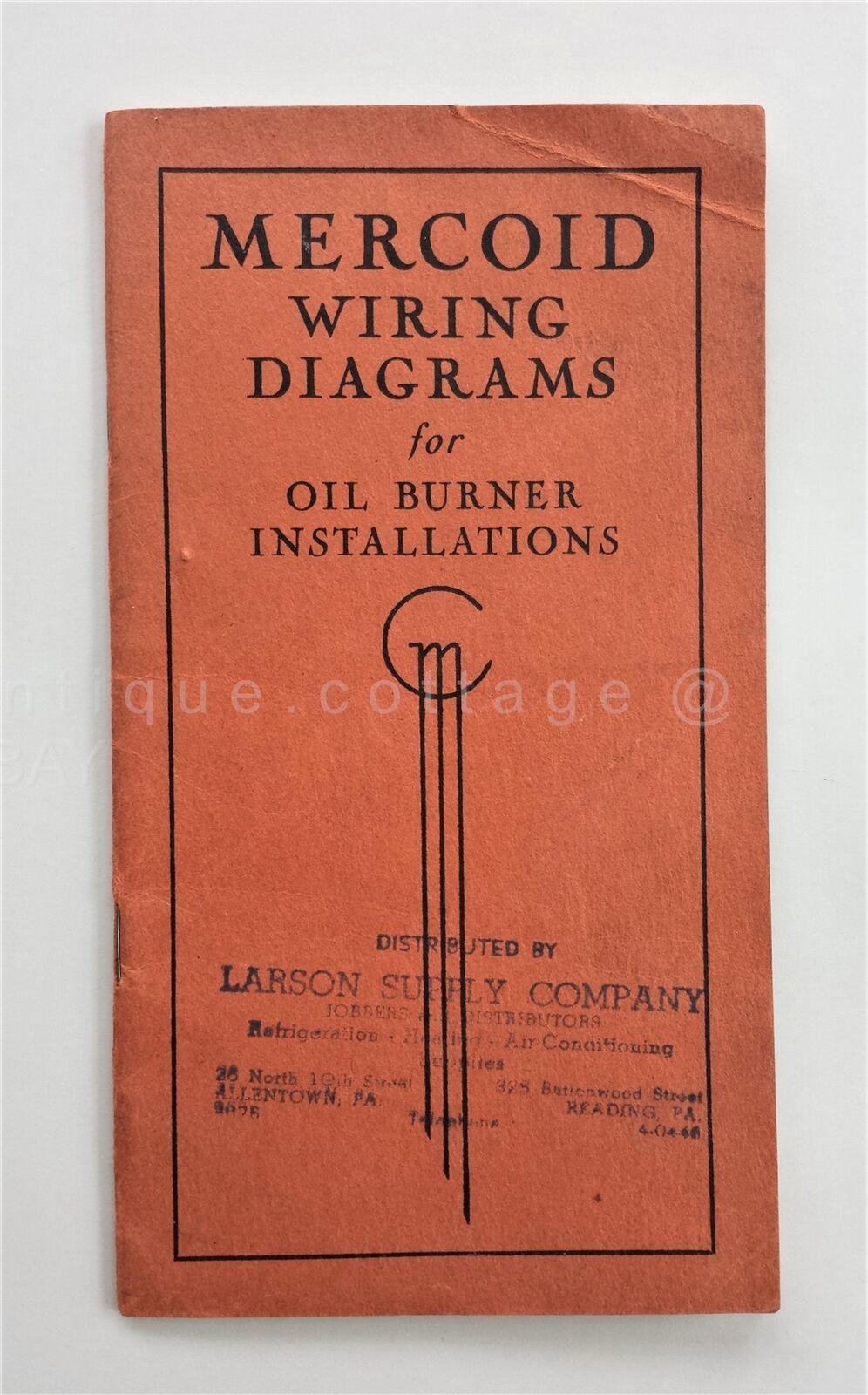 1941 antique MERCOID WIRING DIAGRAMS for OIL BURNER INSTALLATION illus ...