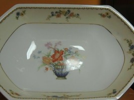 MZ Altrohlau Vegetable Bowl 10.5&quot;x6.25&quot; Czechoslovakia Antique China Porcelain - £8.62 GBP