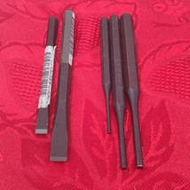 Vintage Craftsman 5 Pc. Pin Punch/Alignment Set 9-4288 &amp; 2 Chisels WF Se... - $26.98