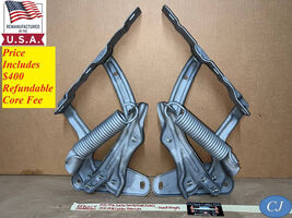 75-76 Cadillac Deville Fleet 75-78 Eldorado REBUILT HOOD HINGES W/ SPRIN... - $989.99
