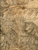 Original Military Topographic Detailed Map Bulgaria Dolna Banya Raduil 1907 - £62.99 GBP