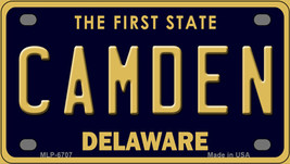 Camden Delaware Novelty Mini Metal License Plate Tag - $14.95