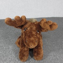 Purr-Fection by MJC Moose 13 In Plush Floppy Brown Reindeer Soft Fuzzy - $12.36