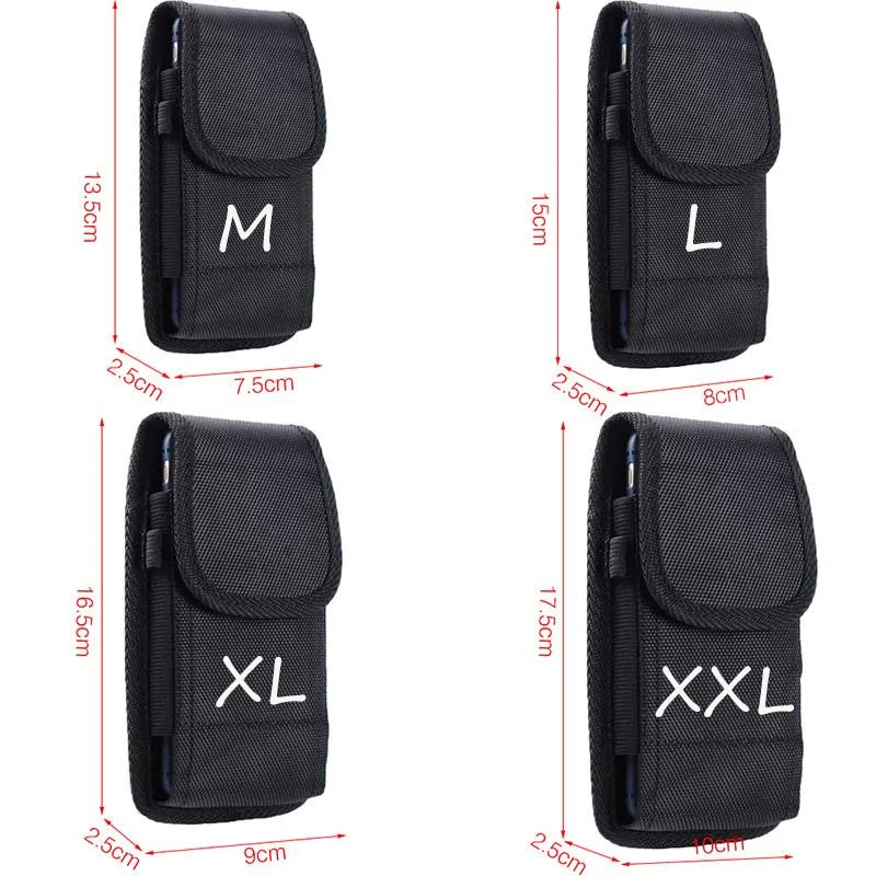 Play Portable Solid Black Phone Pouch Fanny Pack Belt Clip Without Carabiner Han - £23.18 GBP