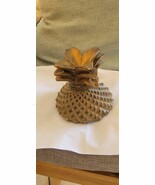Pineapple Top Paper Weight Felt Bottom 4 X 4 Inches - $19.11 CAD