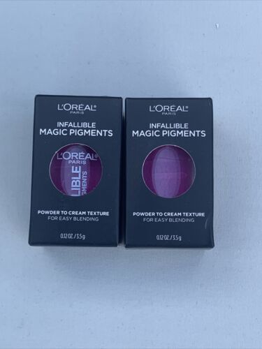 2X - L’Oreal Infallible Magic Pigments “ 450 WINK PINK " Powder to Cream Texture - $2.97