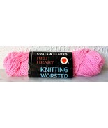 Vintage Red Heart Knitting Worsted 100% Virgin Wool Yarn-Partial Skein P... - £4.44 GBP