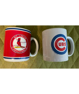 Lot of Baseball Mugs - Chicago Cubs &amp; St. Louis Cardinals - £11.20 GBP