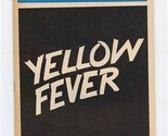 Yellow Fever Showbill Pan Asian Repertory Theatre New York 1982 - £11.87 GBP